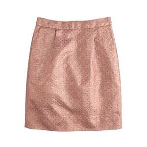 NWT J.Crew Collection Salon Mini in Quartz Jacquard US Size 4 Pink Style 04010